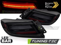 LED BAR TAIL LIGHTS BLACK SMOKE SEQ fits TOYOTA GR86 21-